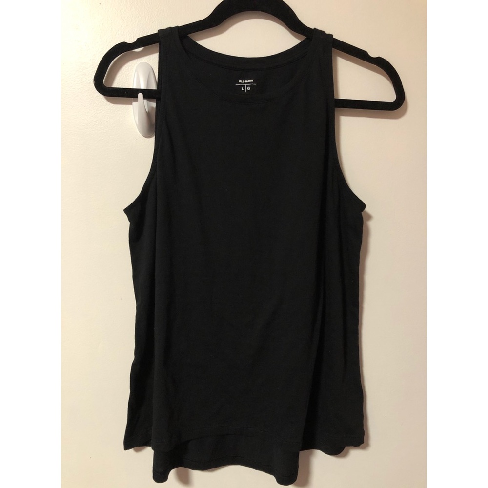 Black tank top